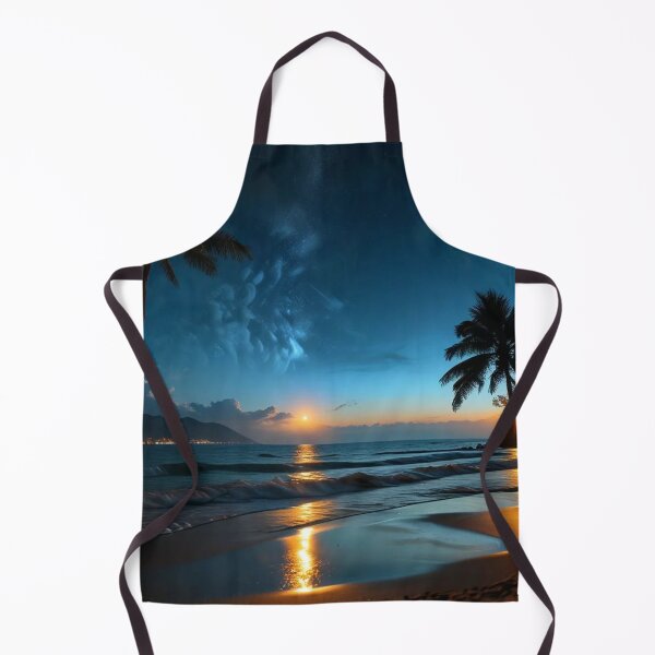 Item preview, beach at night designed and sold by PrintYourStyle.