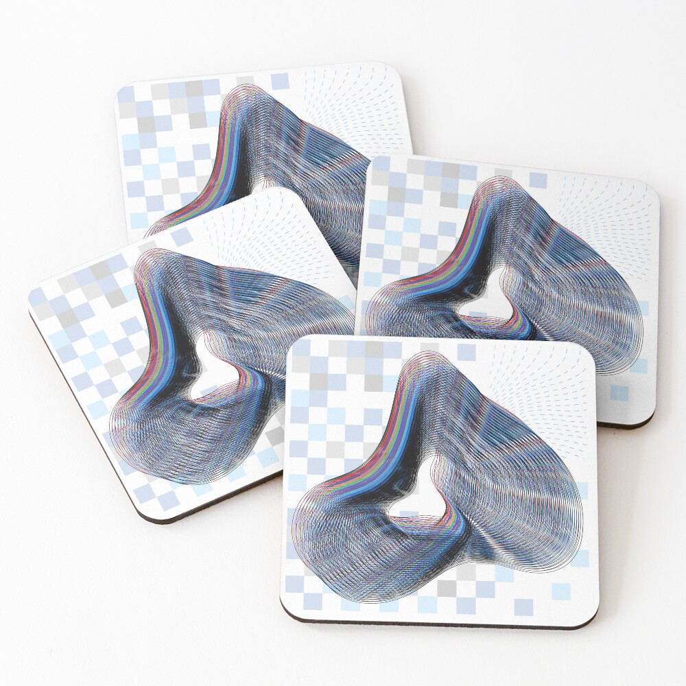 Item preview, Coasters (Set of 4) designed and sold by AbstractArray.