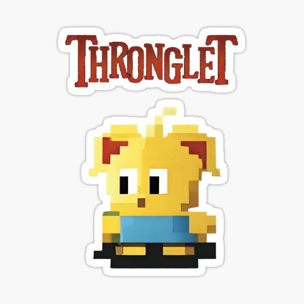 Item preview, Thronglets Tuckersoft Studio Bandersnatch cute game character designed and sold by VZCreativeLab.