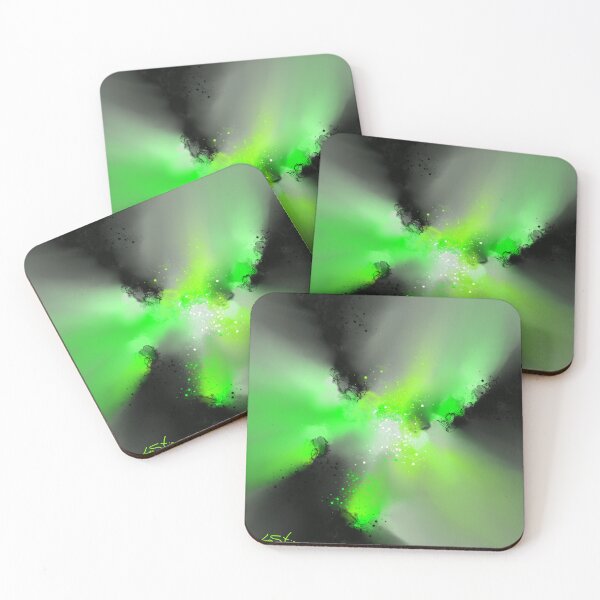 Item preview, Green Galaxy - Green Abstract designed and sold by Joey Santiago.