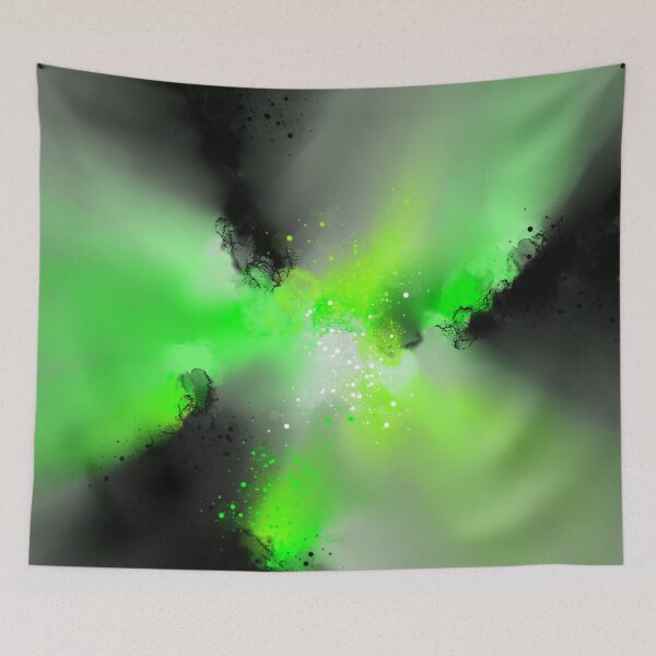 Item preview, Green Galaxy - Green Abstract designed and sold by Joey Santiago.