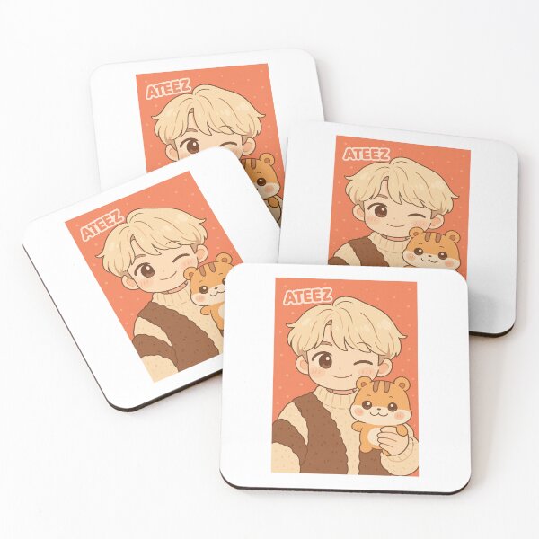 Item preview, Hongjoong Kawaii ATEEZ ANITEEZ designed and sold by Cutecentric.