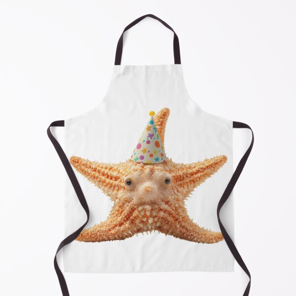 Item preview, Cute Starfish with Party Hat Birthday Celebration designed and sold by LazyOwlStore.