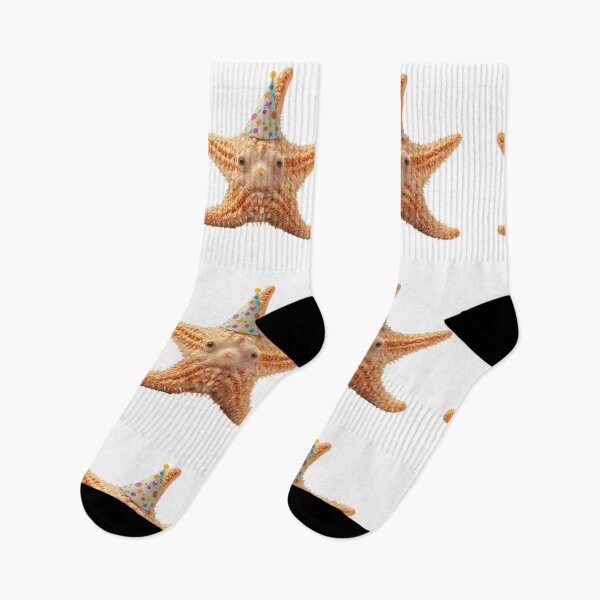 Item preview, Cute Starfish with Party Hat Birthday Celebration designed and sold by LazyOwlStore.