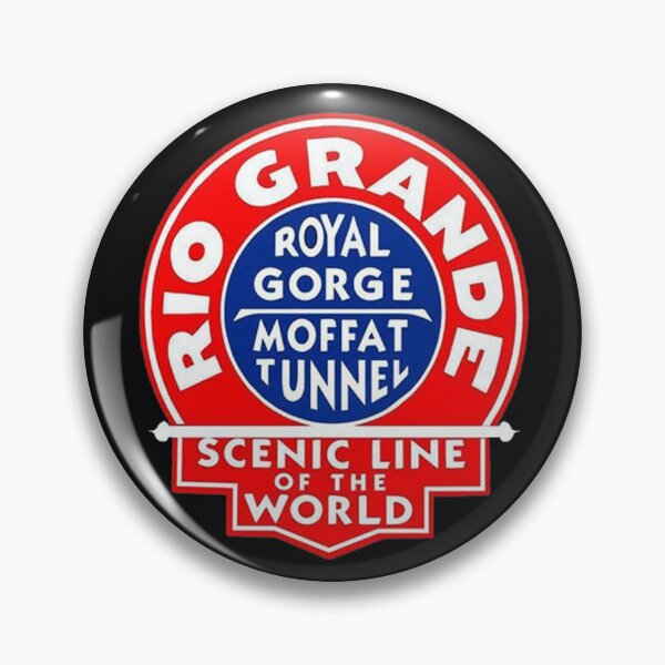 Artikelvorschau, Vintage Rio Grande Railroad - Royal Gorge and Moffat Tunnel - Scenic Line of the World entworfen und verkauft von QuayTradingCo.
