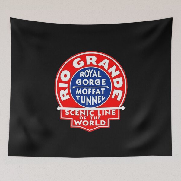 Artikelvorschau, Vintage Rio Grande Railroad - Royal Gorge and Moffat Tunnel - Scenic Line of the World entworfen und verkauft von QuayTradingCo.