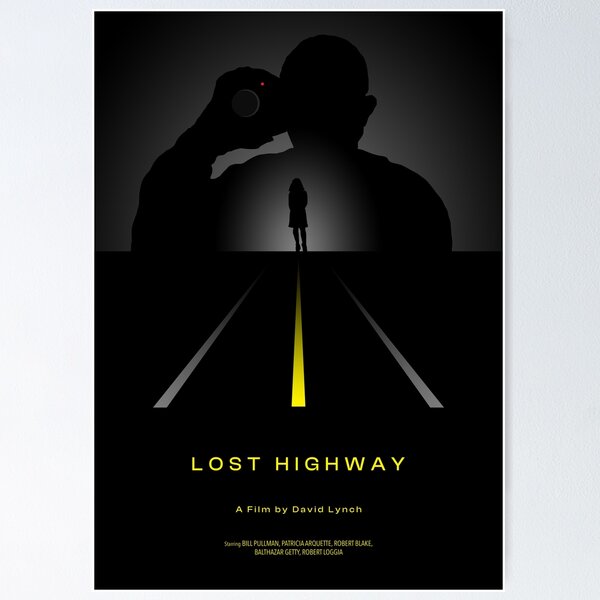 Item preview, Lost Highway Movie Minimalist Design designed and sold by CultureCutPrints.