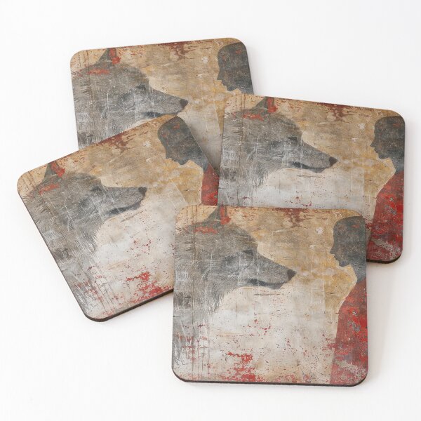 Item preview, The Woman and the Wolf by Elin Norrgård designed and sold by VelvetEchoArt.