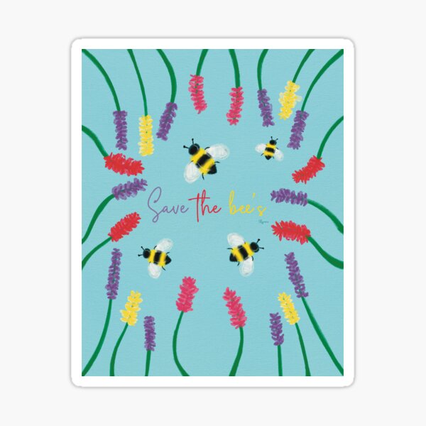 Item preview, Save the bee’s artwork  designed and sold by Lillyjrenee.