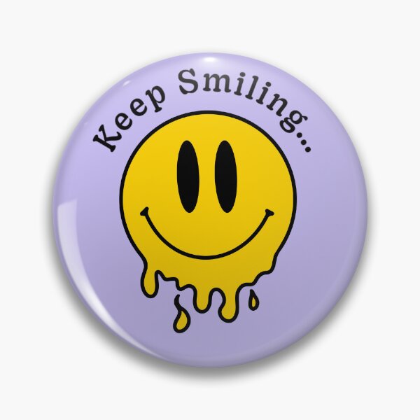 Item preview, keep smiling - positive smiley face melting designed and sold by Scribbles lifestyle .