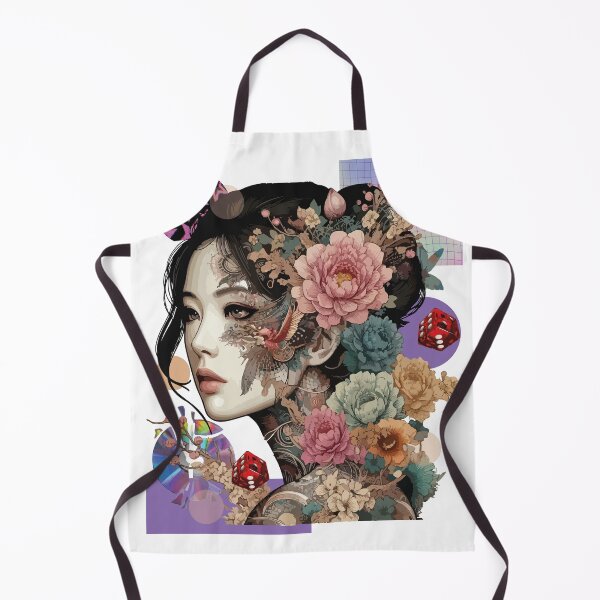 Item preview, Woman of the Floral Cosmos, the beauty of the future designed and sold by Brushlight Studio.