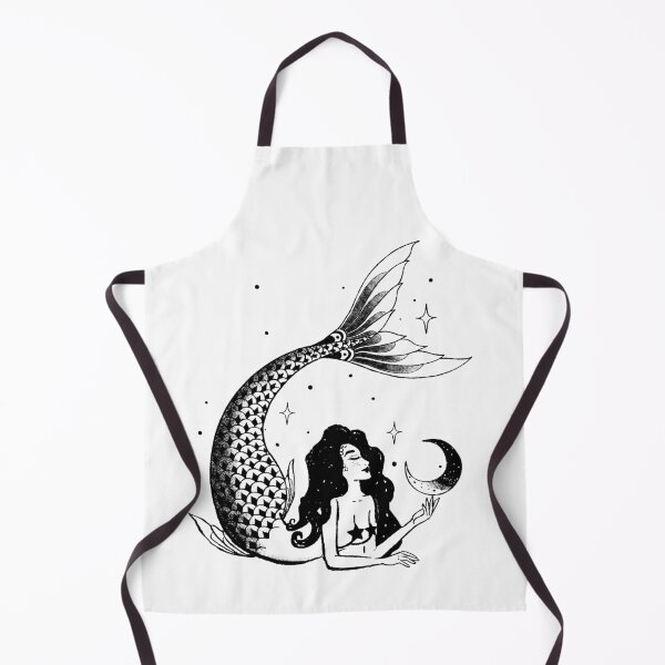 Item preview, Celestial Mermaid - Tattoo Style designed and sold by witchlingart.