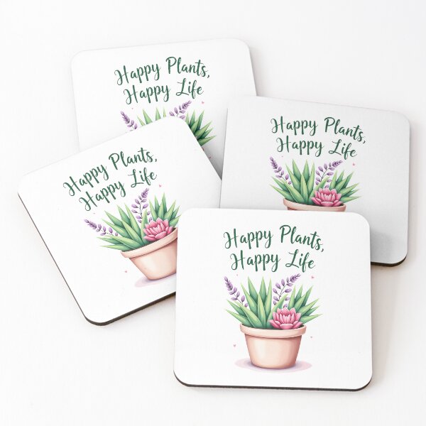 Item preview, Happy Plants Happy Life designed and sold by vivid-vibes-art.