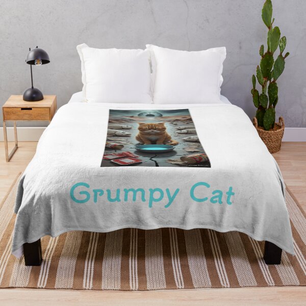 Item preview, Surreal AI Grumpy Cat designed and sold by Matthew Beech Designs.