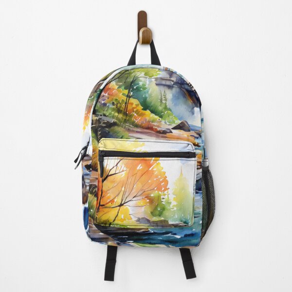 Item preview, Waterfall surrounded by Colorful Trees designed and sold by saeedsho.