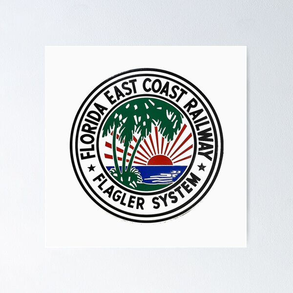 Item preview, Vintage Florida East Coast Railway - Flagler System designed and sold by QuayTradingCo.