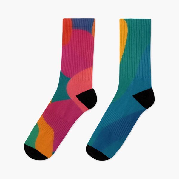 Item preview, Waves of color in motion – Vibrant waves of color flow surreally between warm and cool tones designed and sold by FotoworldEdel.