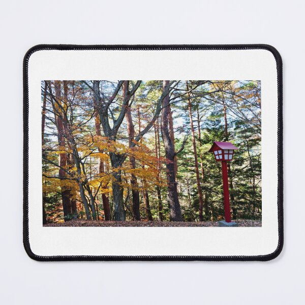 Item preview, Tall majestic trees with japanese lamp pole designed and sold by EverLens.