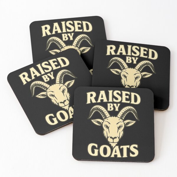 Item preview, Raised by Goats – Funny Farm Life and Homesteader  designed and sold by The Junto Shop.