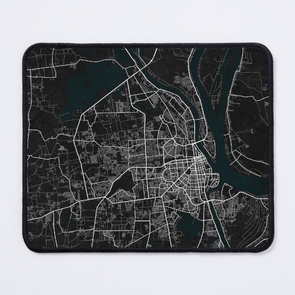 Item preview, Phnom Penh City Map of Cambodia - Dark designed and sold by deMAP.
