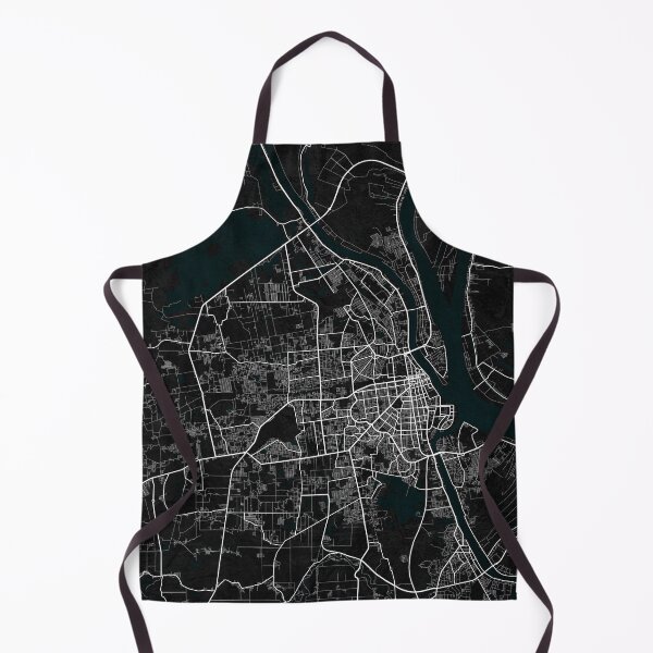 Item preview, Phnom Penh City Map of Cambodia - Dark designed and sold by deMAP.
