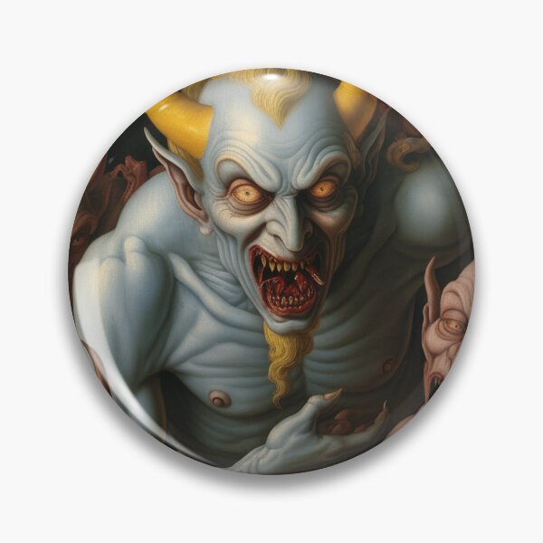 Item preview,  Medieval Depiction of a Hell Demon creature designed and sold by Vintage Designs +.