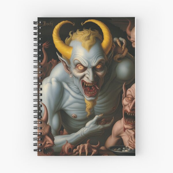 Item preview,  Medieval Depiction of a Hell Demon creature designed and sold by Vintage Designs +.