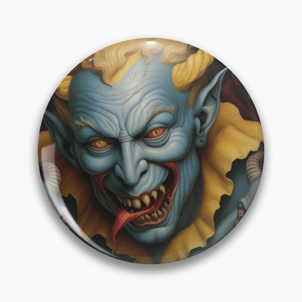 Item preview, Medieval Depiction of a Hell Demon creature designed and sold by Vintage Designs +.