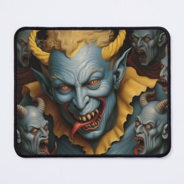Item preview, Medieval Depiction of a Hell Demon creature designed and sold by Vintage Designs +.