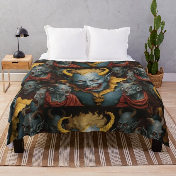 Item preview, Medieval Depiction of a Hell Demon creature designed and sold by Vintage Designs +.