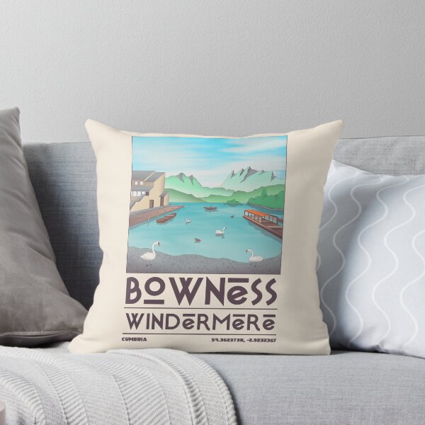 Item preview, Bowness-on-Windermere, Lake District – Vintage Travel Poster designed and sold by JDP--Designs.