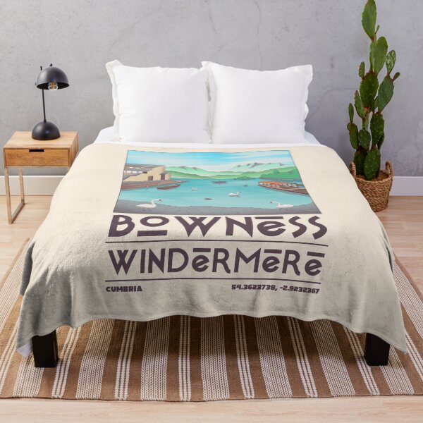 Item preview, Bowness-on-Windermere, Lake District – Vintage Travel Poster designed and sold by JDP--Designs.