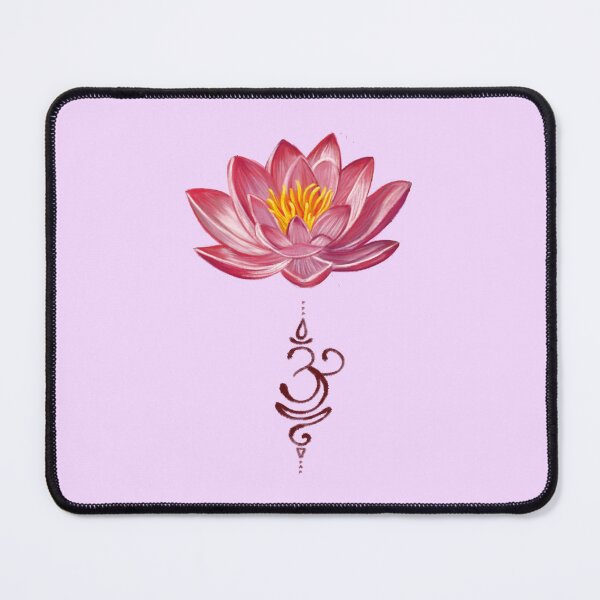 Item preview, Lotus Flower with Sanskrit breathe symbol designed and sold by Scarlet Swan.