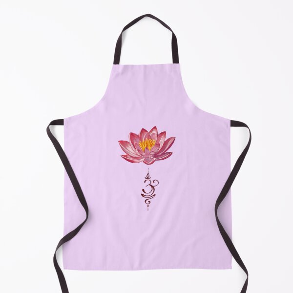 Item preview, Lotus Flower with Sanskrit breathe symbol  designed and sold by Scarlet Swan.