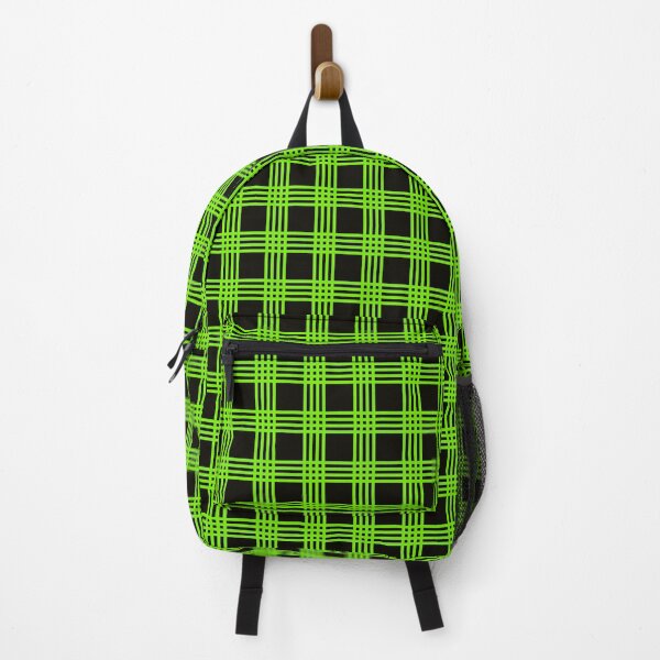 Artikelvorschau, Cocktail Party Grid plaid black green entworfen und verkauft von Designsbyluzia.