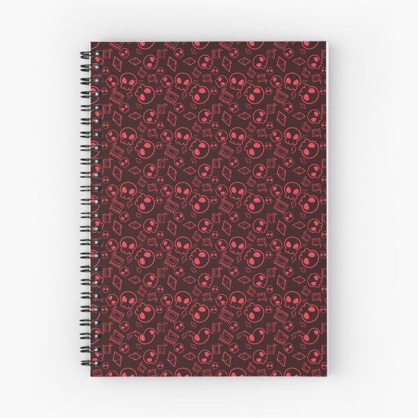 Item preview, black and red Skull pattern designed and sold by c0pykatt.