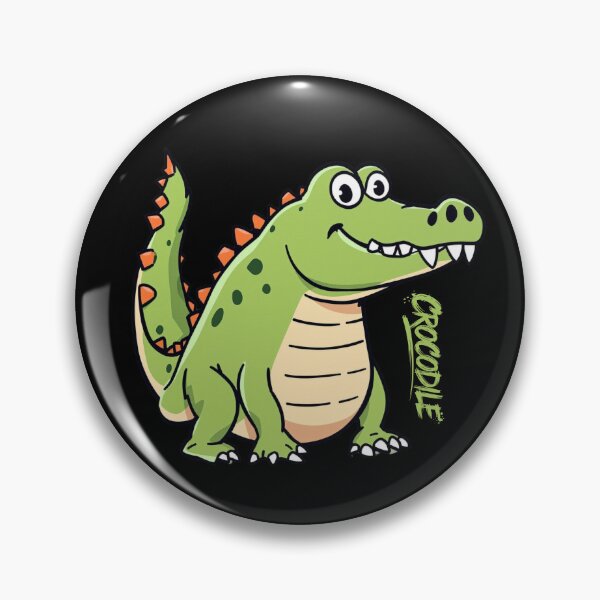 Item preview, GREEN CROCODILE - CARTOON CUTE ANIMAL designed and sold by justyna-s28.