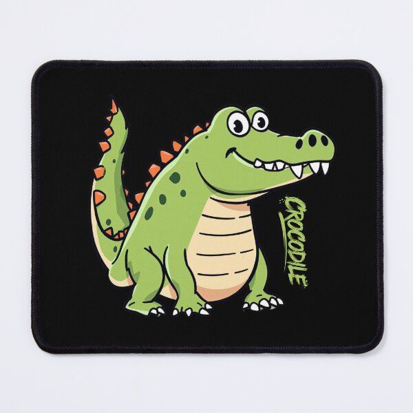 Item preview, GREEN CROCODILE - CARTOON CUTE ANIMAL designed and sold by justyna-s28.