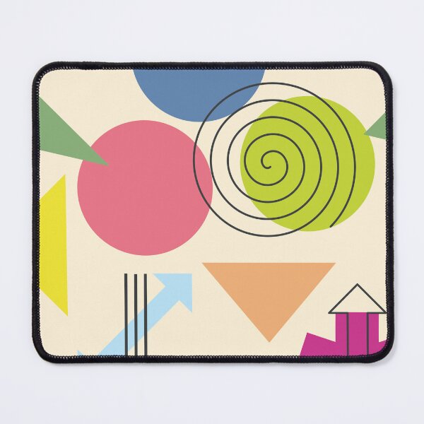Item preview, Bauhaus Shapes – Playful retro pattern designed and sold by CgkX.