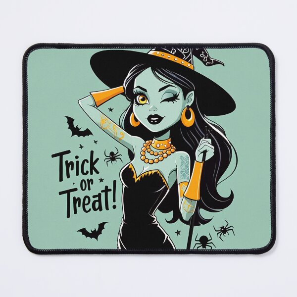 Item preview, Trick or treat! Halloween witch cool cute design designed and sold by Vintage Designs +.