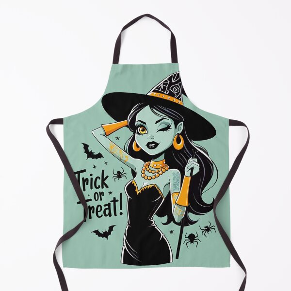 Item preview, Trick or treat! Halloween witch cool cute design designed and sold by Vintage Designs +.