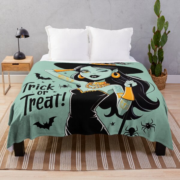 Item preview, Trick or treat! Halloween witch cool cute design designed and sold by Vintage Designs +.