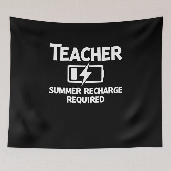 Item preview, Teacher Summer Recharge Required designed and sold by Frank Ring.