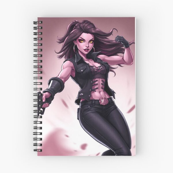Item preview, Girl with gun cool anime manga illustration art designed and sold by Vintage Designs +.