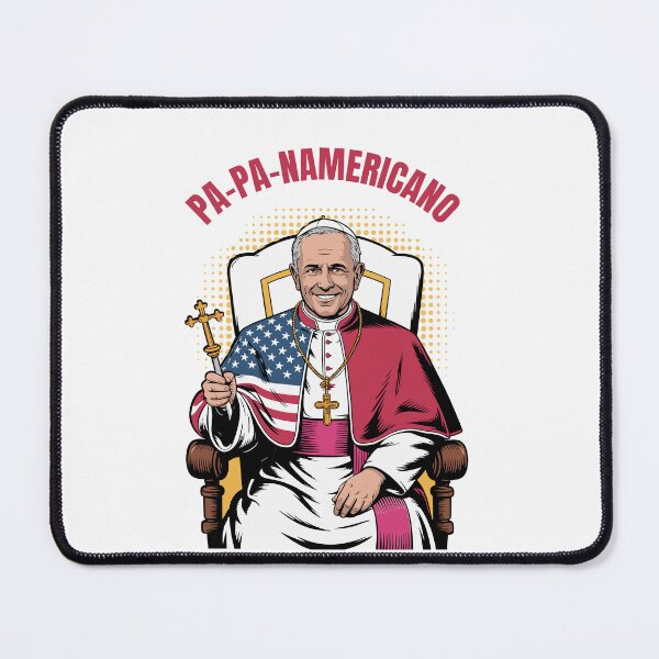 Item preview, Funny American Pope Robert Francis Prevost  – Pa Panamericano Parody Design for Catholics with Humor designed and sold by paulo silveira.