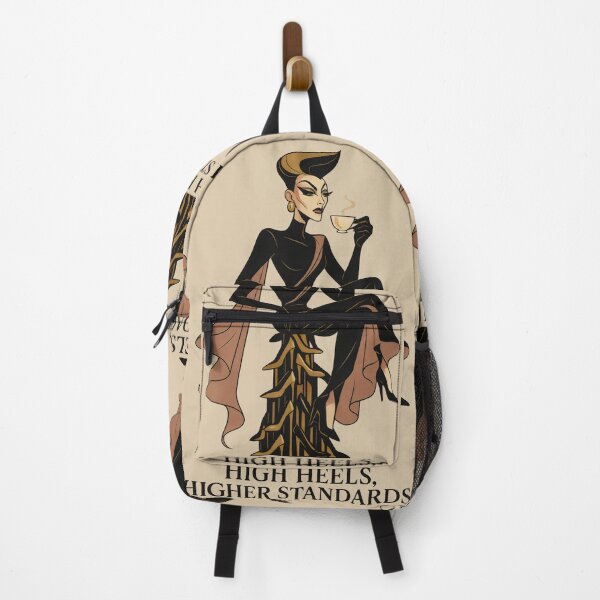 Item preview, High Heels Higher Standards Drag Queen Art designed and sold by Shoot-The-Moon.