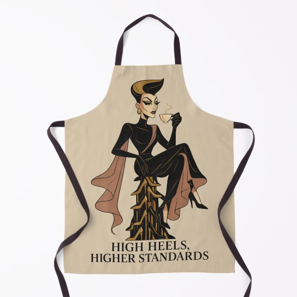 Item preview, High Heels Higher Standards Drag Queen Art designed and sold by Shoot-The-Moon.