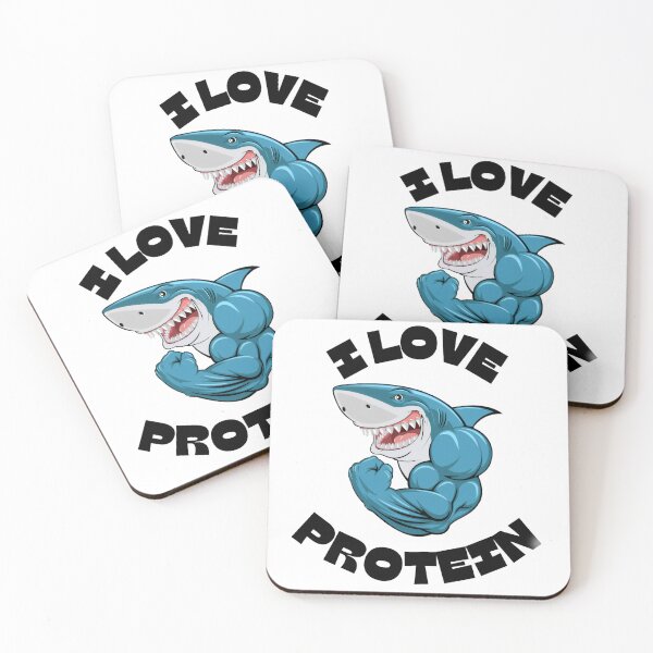 Item preview, I LOVE PROTEIN designed and sold by JACKED - Gym Essentials.