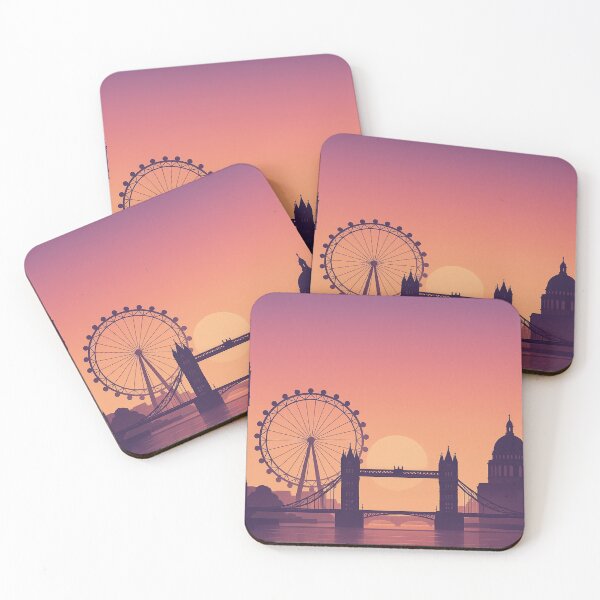 Item preview, London skyline, historical architecture designed and sold by Mauswohn.