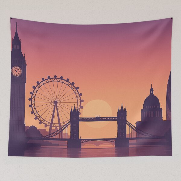 Item preview, London skyline, historical architecture designed and sold by Mauswohn.